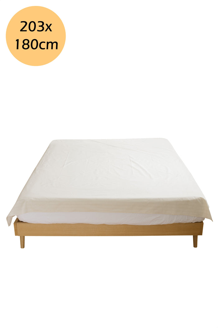 Earthle aardingslaken over een tweepersoonsmatras, 203 x 180 cm